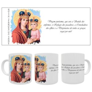 Caneca Católica - Nossa Senhora da Saúde - #1 (1)