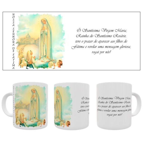 Caneca Católica - Nossa Senhora de Fátima - #1 (1)