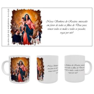 Caneca Católica - Nossa Senhora do Rosário - #1 - 1