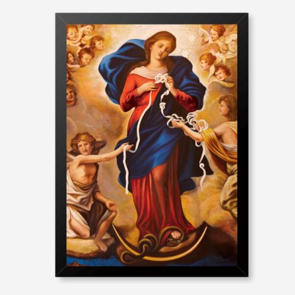 Quadro Decorativo Católico - Nossa Senhora Desatadora dos Nós - #1 (1)