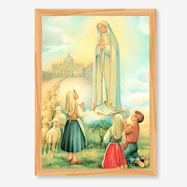 Quadro Decorativo Católico - Nossa Senhora de Fátima - #1 (3)