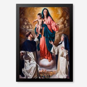 Quadro Decorativo Católico - Nossa Senhora do Rosário - #1 - 1